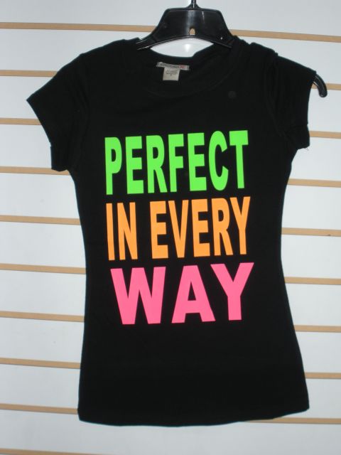 6 pcs Ladies Neon Print  Baby Doll T shirts PERFECT IN EVERY WAY